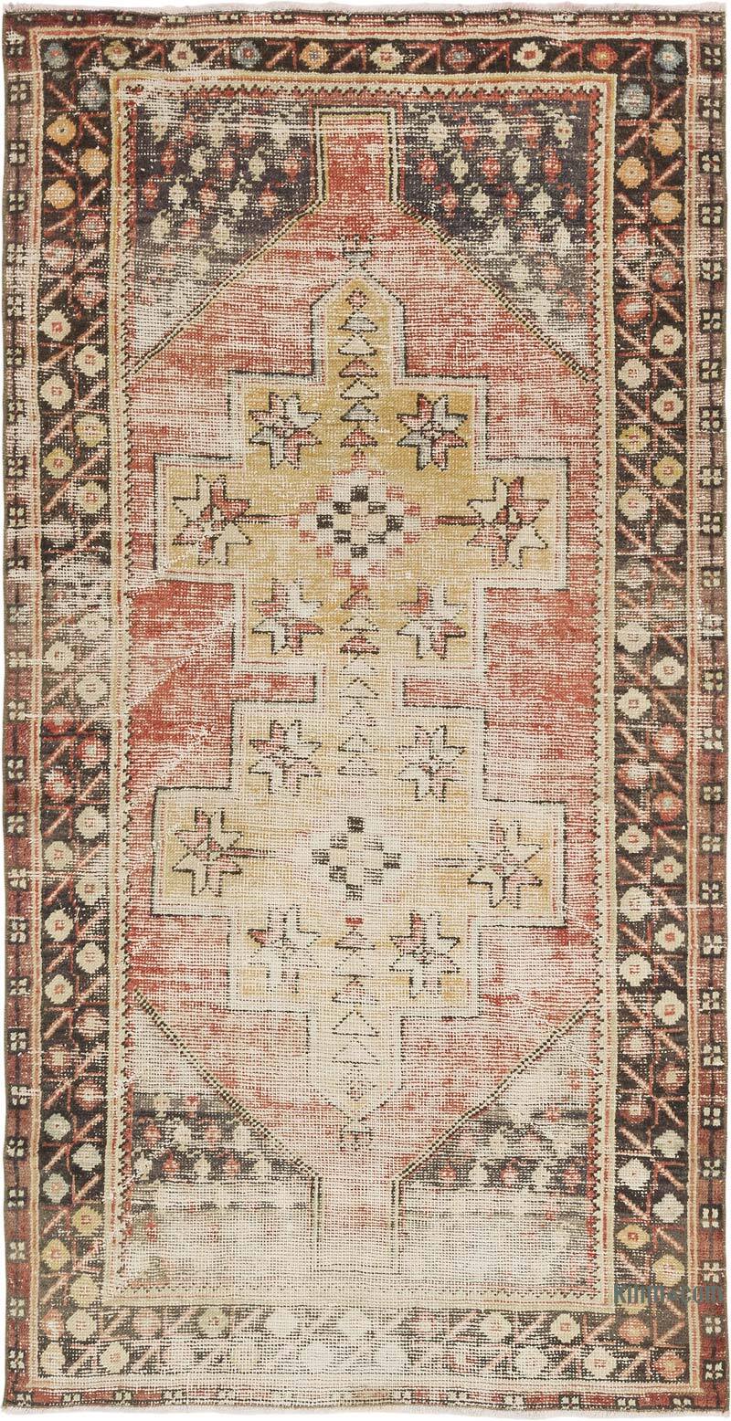 El Dokuma Vintage Halı - 122 cm x 230 cm - K0080384
