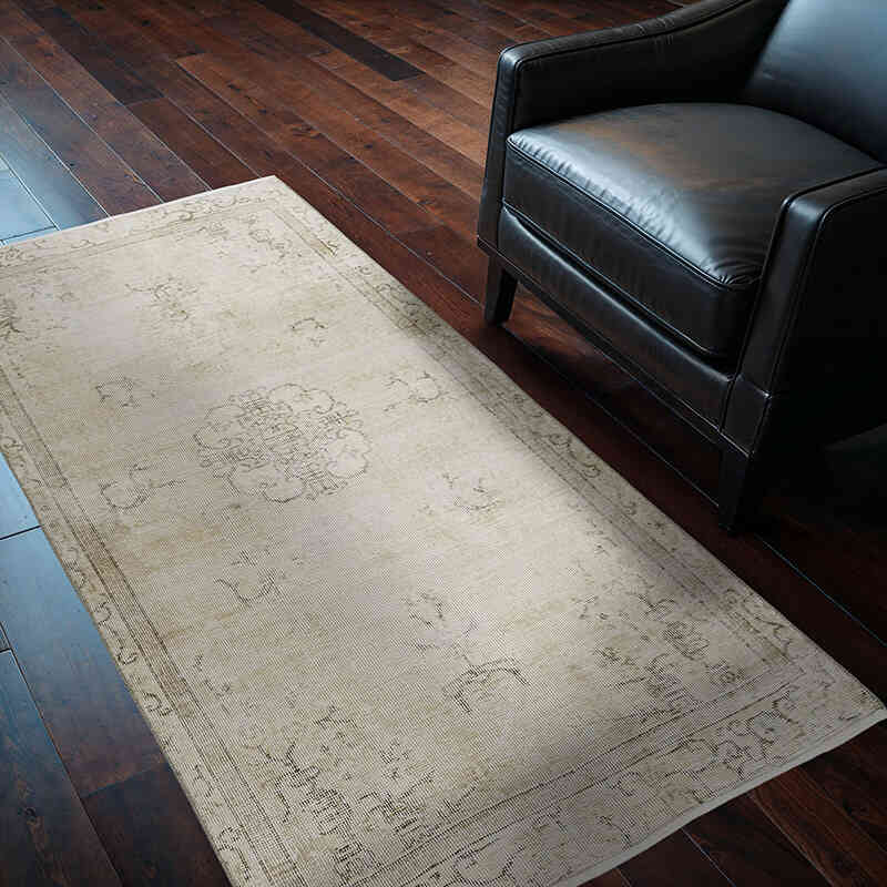 El Dokuma Vintage Halı - 104 cm x 189 cm - K0080386