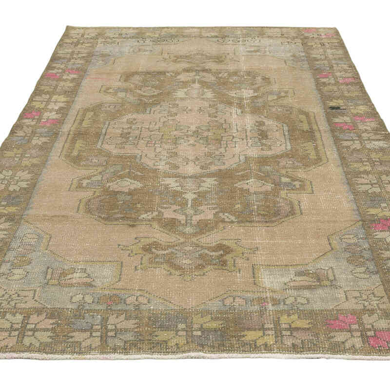 Vintage Turkish Hand-Knotted Rug - 4' 2" x 7' 10" (50" x 94") - K0080388