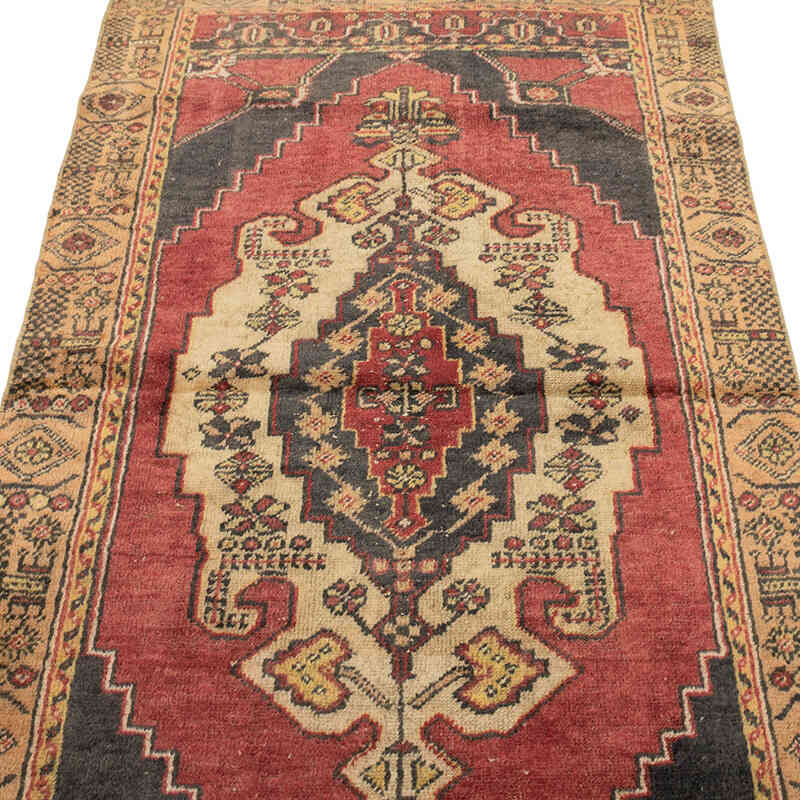 Vintage Turkish Hand-Knotted Rug - 3' 4" x 6' 6" (40" x 78") - K0080391
