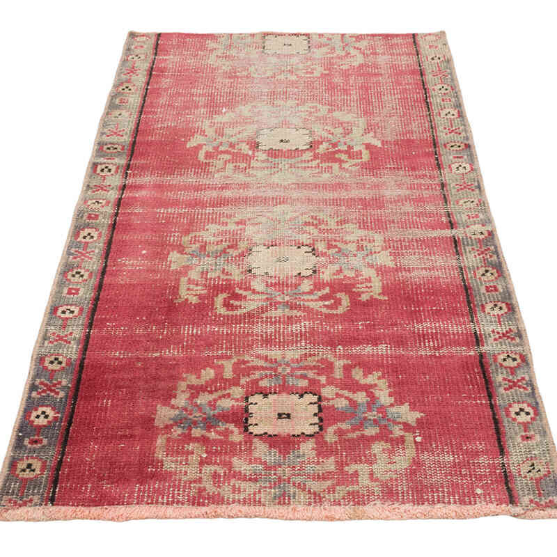 El Dokuma Vintage Halı - 73 cm x 137 cm - K0080395