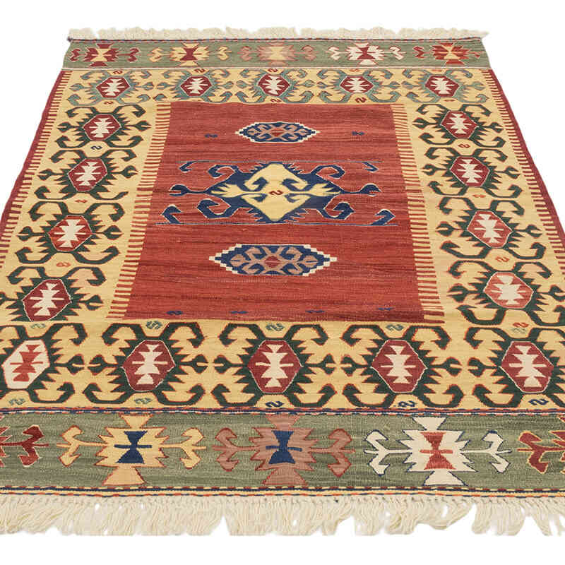 Nueva Alfombra Turca Kilim - 113 cm x 171 cm - K0080397