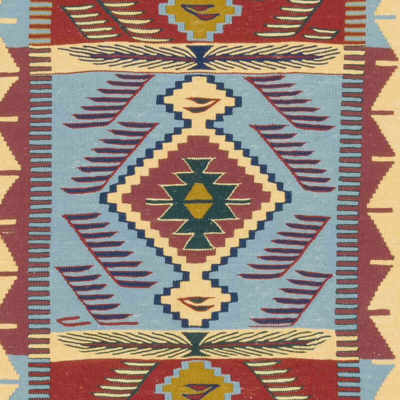 Yeni Kök Boya El Dokuma Kilim - 115 cm x 171 cm - K0080398