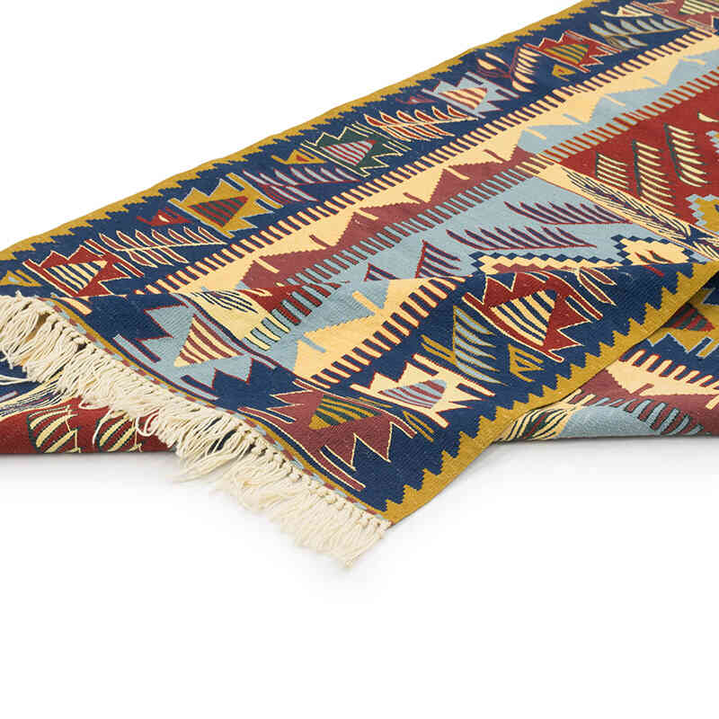 Yeni Kök Boya El Dokuma Kilim - 115 cm x 171 cm - K0080398