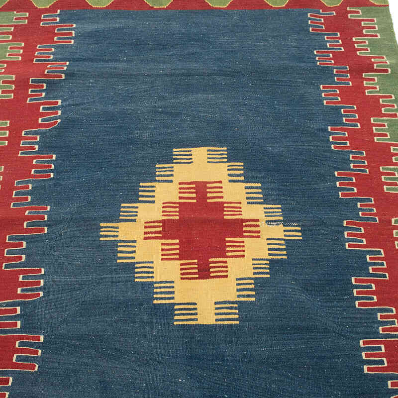 Yeni Kök Boya El Dokuma Kilim - 115 cm x 177 cm - K0080399