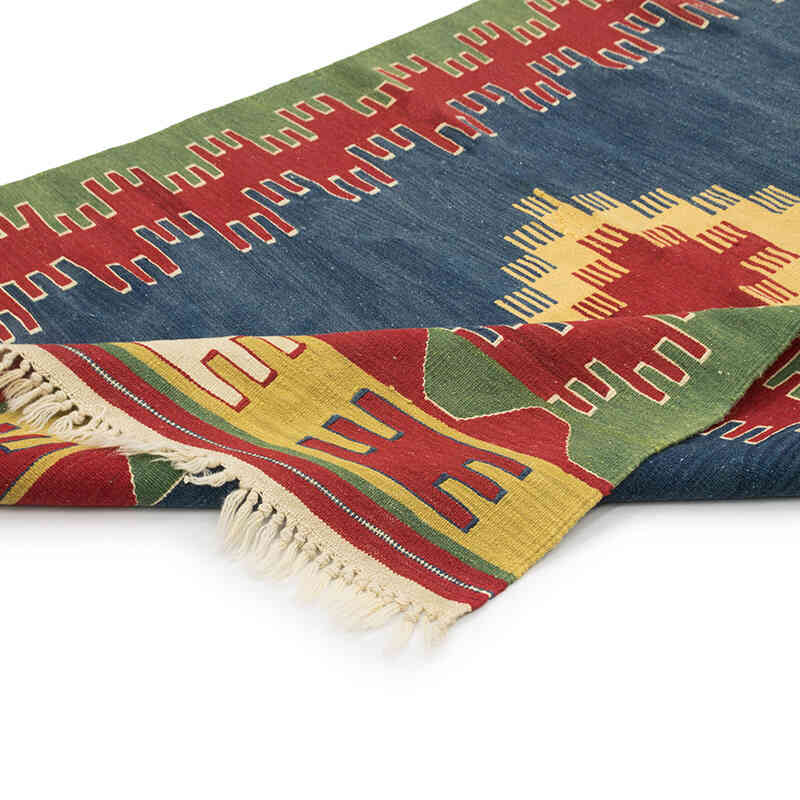 Yeni Kök Boya El Dokuma Kilim - 115 cm x 177 cm - K0080399