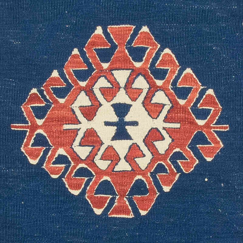 Yeni Kök Boya El Dokuma Kilim - 93 cm x 118 cm - K0080400