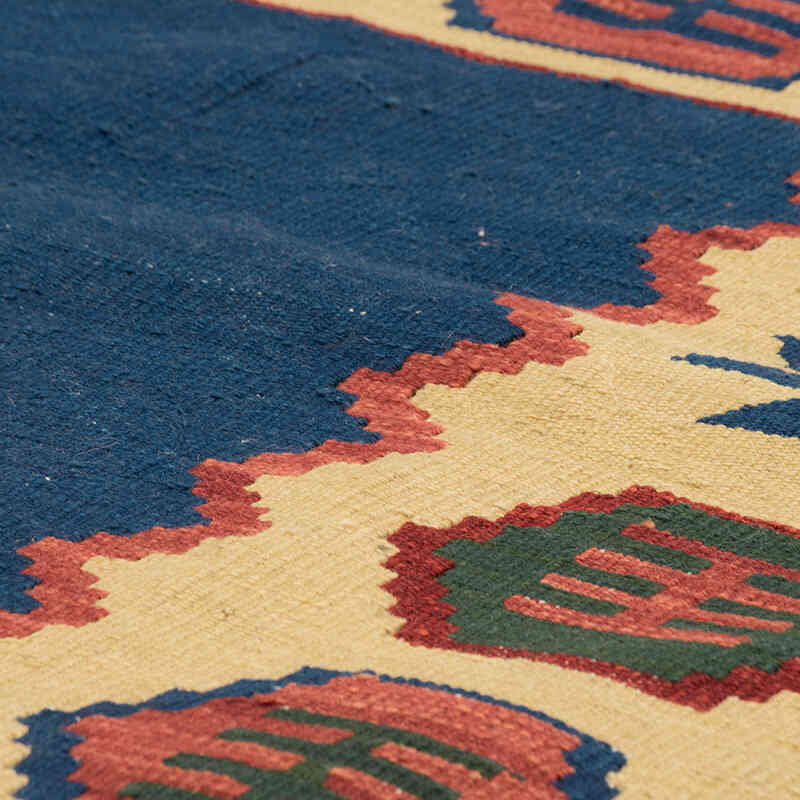 Yeni Kök Boya El Dokuma Kilim - 93 cm x 118 cm - K0080400
