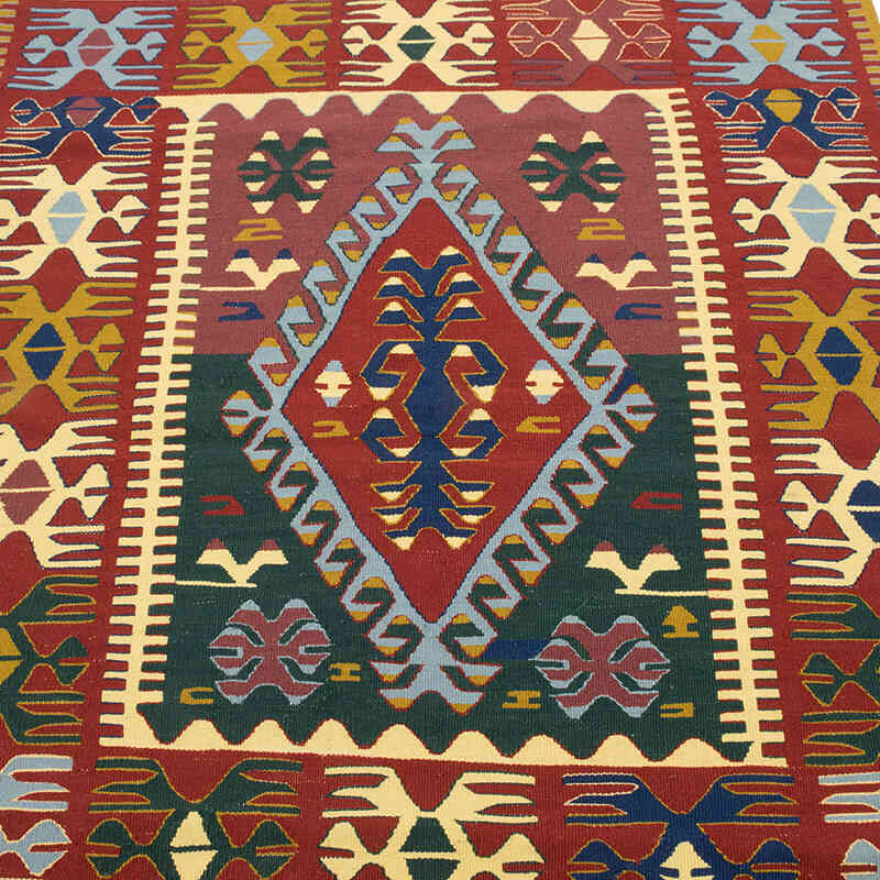Yeni Kök Boya El Dokuma Kilim - 120 cm x 156 cm - K0080401