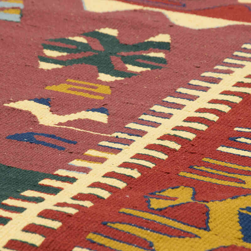 Yeni Kök Boya El Dokuma Kilim - 120 cm x 156 cm - K0080401