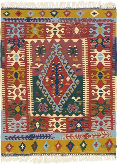 Yeni Kök Boya El Dokuma Kilim - 120 cm x 156 cm