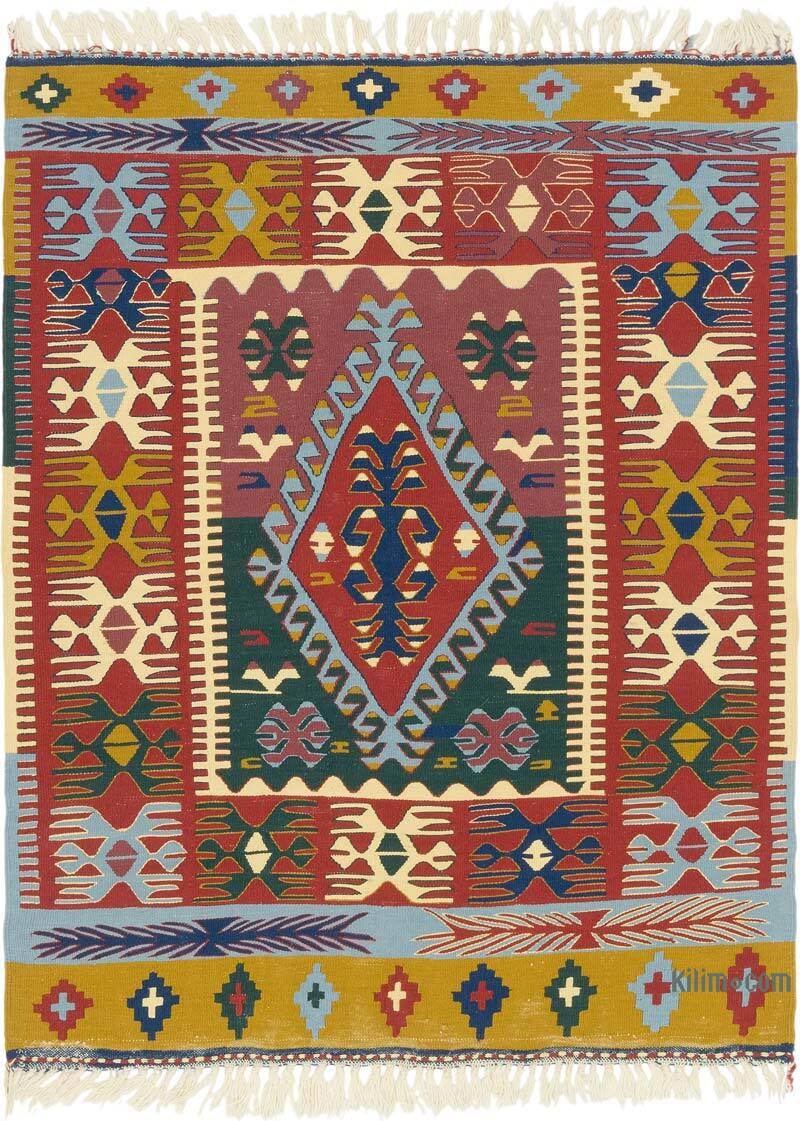 Yeni Kök Boya El Dokuma Kilim - 120 cm x 156 cm - K0080401