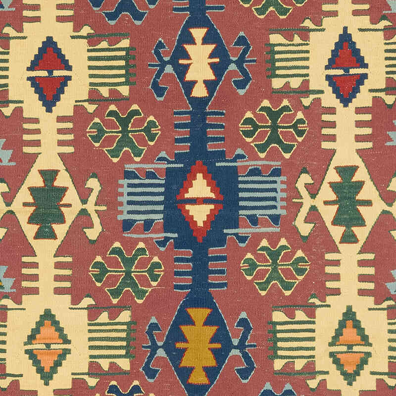 Yeni Kök Boya El Dokuma Kilim - 115 cm x 175 cm - K0080403