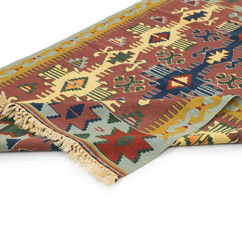 Yeni Kök Boya El Dokuma Kilim - 115 cm x 175 cm - K0080403