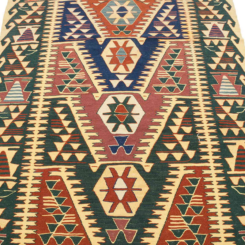 Nueva Alfombra Turca Kilim - 115 cm x 175 cm - K0080404