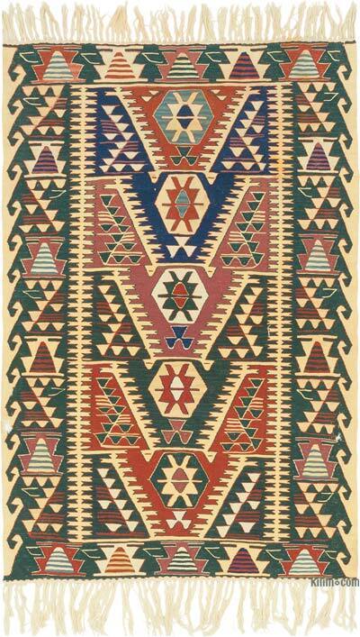 Yeni Kök Boya El Dokuma Kilim - 115 cm x 175 cm