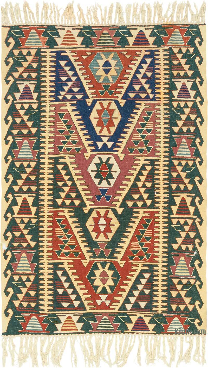 Nueva Alfombra Turca Kilim - 115 cm x 175 cm - K0080404