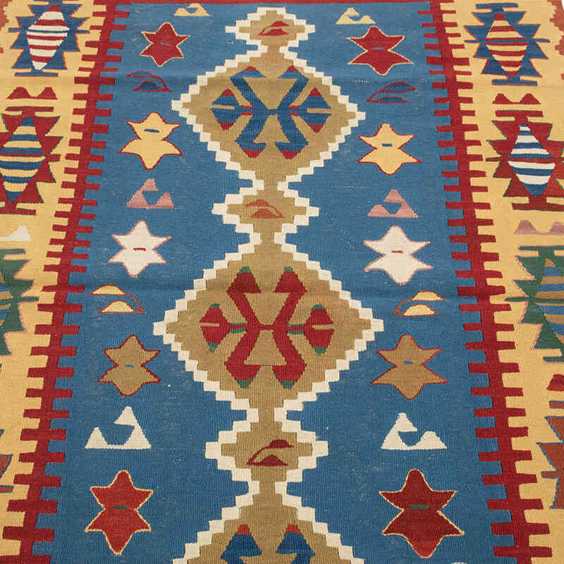 Yeni Kök Boya El Dokuma Kilim - 108 cm x 160 cm - K0080405