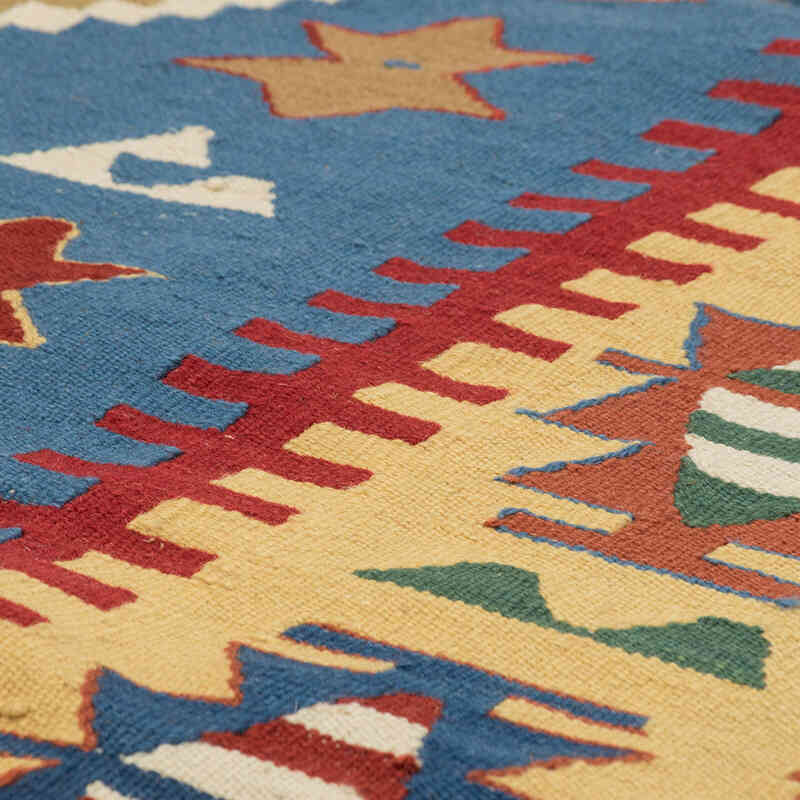 Yeni Kök Boya El Dokuma Kilim - 108 cm x 160 cm - K0080405