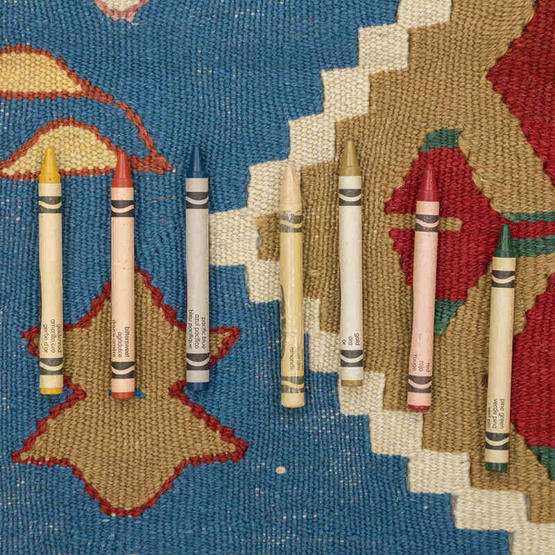 Yeni Kök Boya El Dokuma Kilim - 108 cm x 160 cm - K0080405