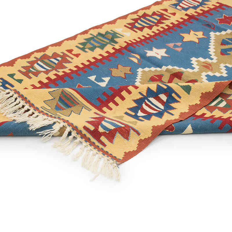 Yeni Kök Boya El Dokuma Kilim - 108 cm x 160 cm - K0080405