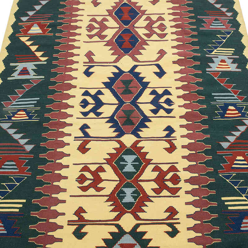 Nueva Alfombra Turca Kilim - 110 cm x 170 cm - K0080407