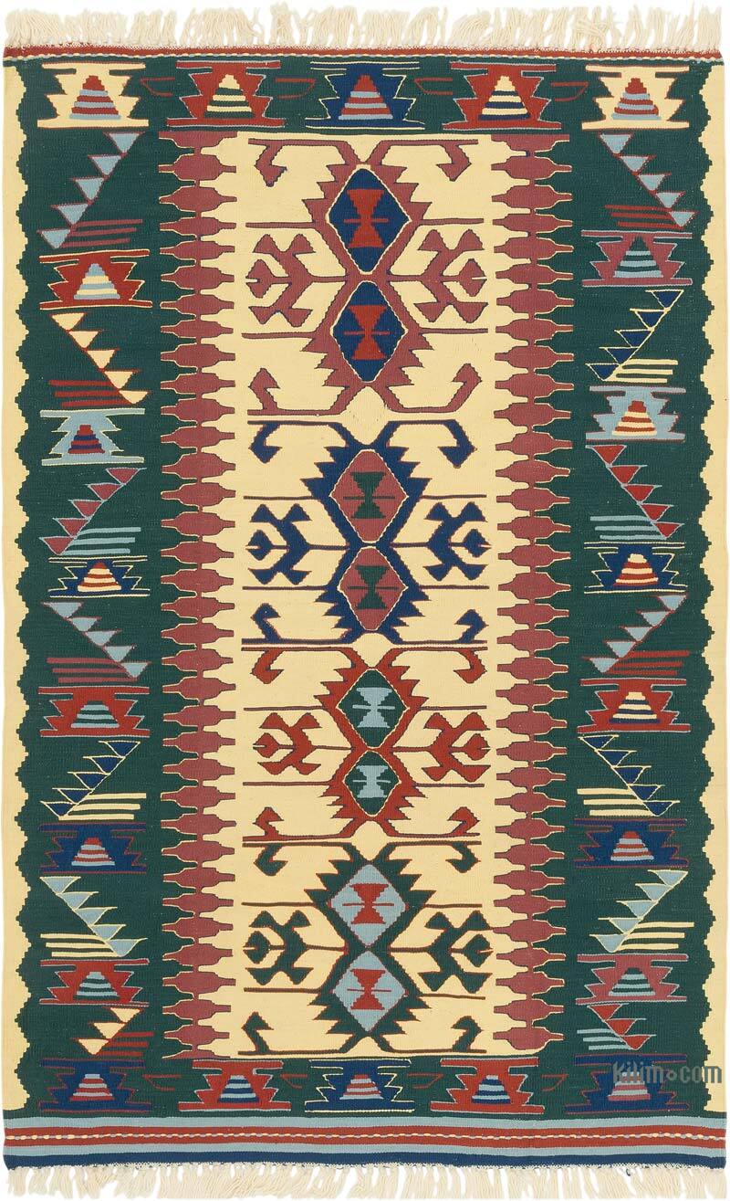 Nueva Alfombra Turca Kilim - 110 cm x 170 cm - K0080407