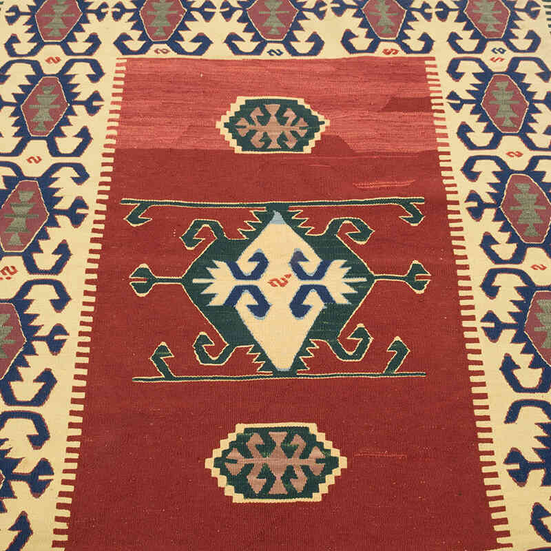 Yeni Kök Boya El Dokuma Kilim - 115 cm x 170 cm - K0080408