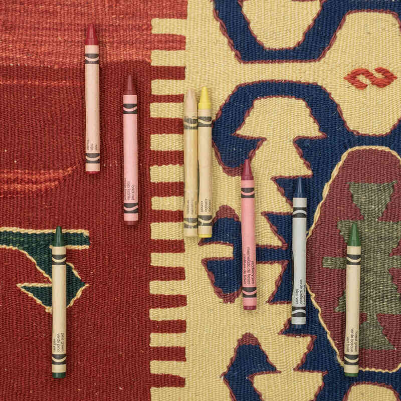 Yeni Kök Boya El Dokuma Kilim - 115 cm x 170 cm - K0080408