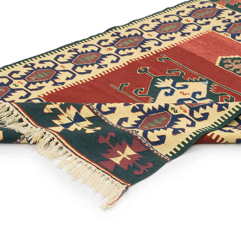 Yeni Kök Boya El Dokuma Kilim - 115 cm x 170 cm - K0080408