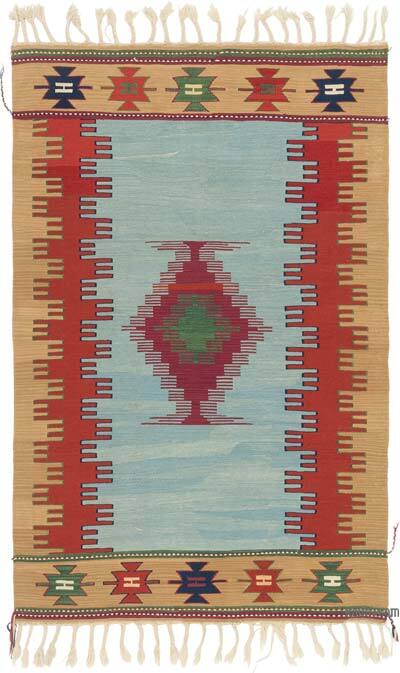Nueva Alfombra Turca Kilim - 113 cm x 178 cm