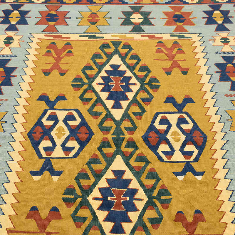 Yeni Kök Boya El Dokuma Kilim - 116 cm x 171 cm - K0080410
