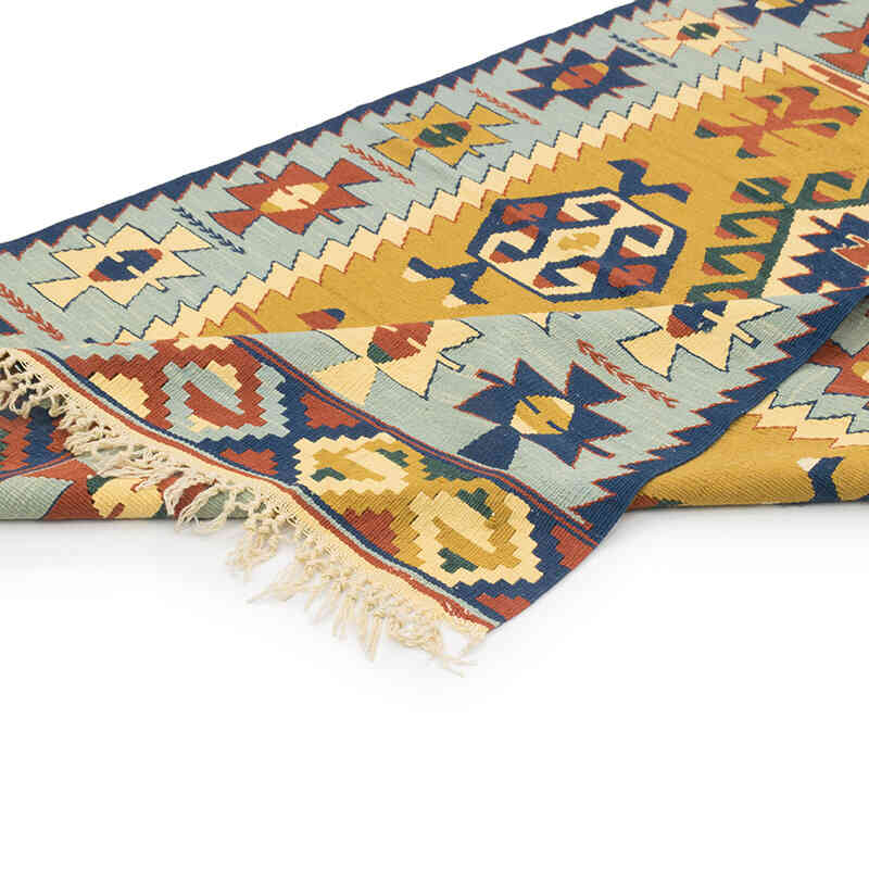 Yeni Kök Boya El Dokuma Kilim - 116 cm x 171 cm - K0080410