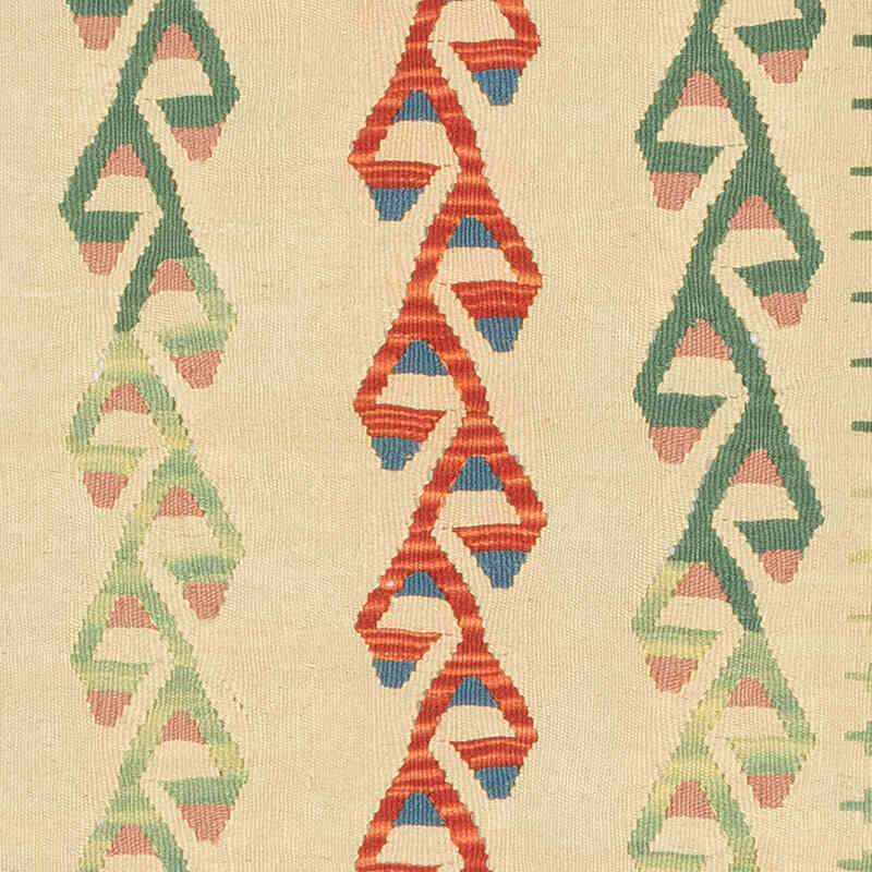 New Handwoven Turkish Kilim Rug - 3' 8" x 5' 5" (44" x 65") - K0080411