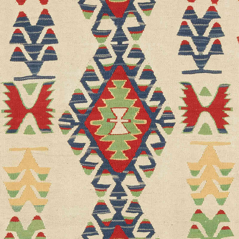 Yeni Kök Boya El Dokuma Kilim - 123 cm x 187 cm - K0080412