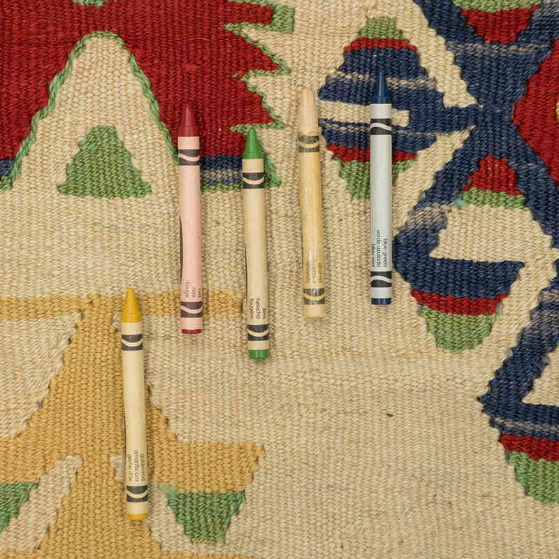 Yeni Kök Boya El Dokuma Kilim - 123 cm x 187 cm - K0080412