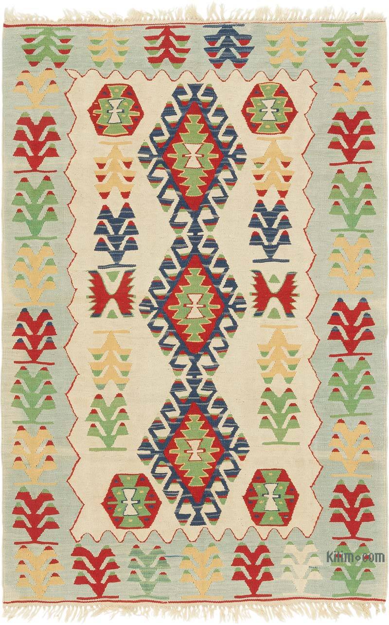 Yeni Kök Boya El Dokuma Kilim - 123 cm x 187 cm - K0080412