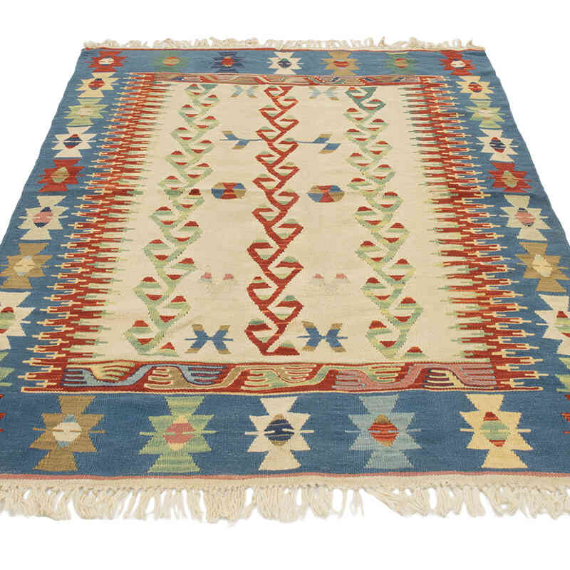 Yeni Kök Boya El Dokuma Kilim - 119 cm x 184 cm - K0080413