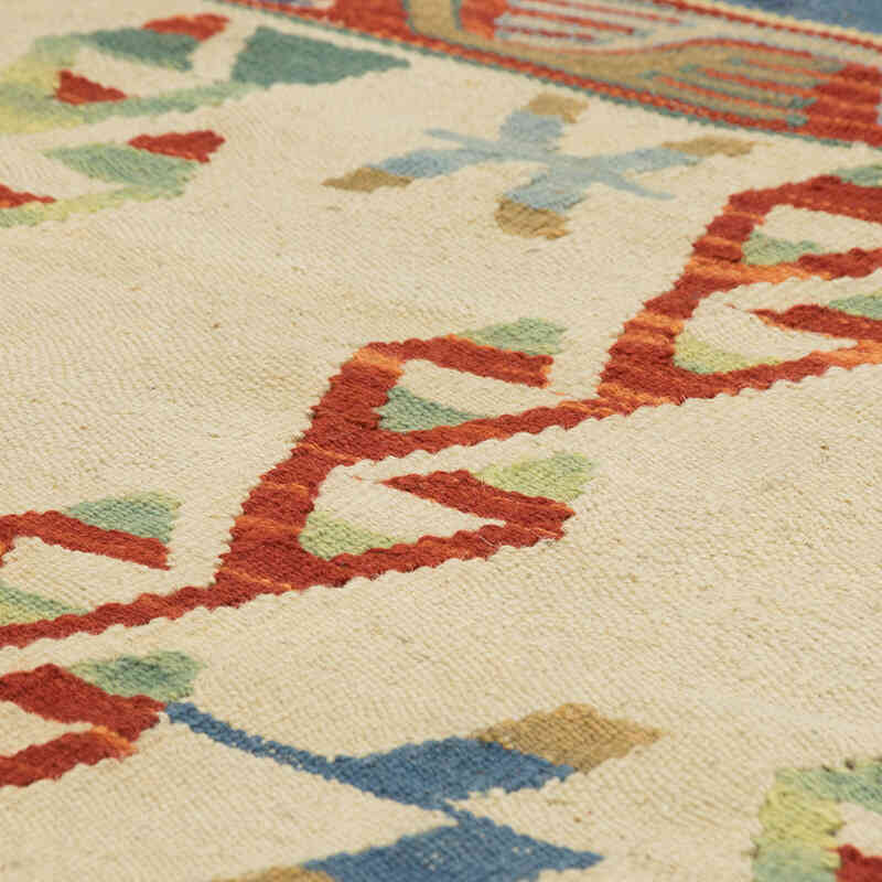 Yeni Kök Boya El Dokuma Kilim - 119 cm x 184 cm - K0080413