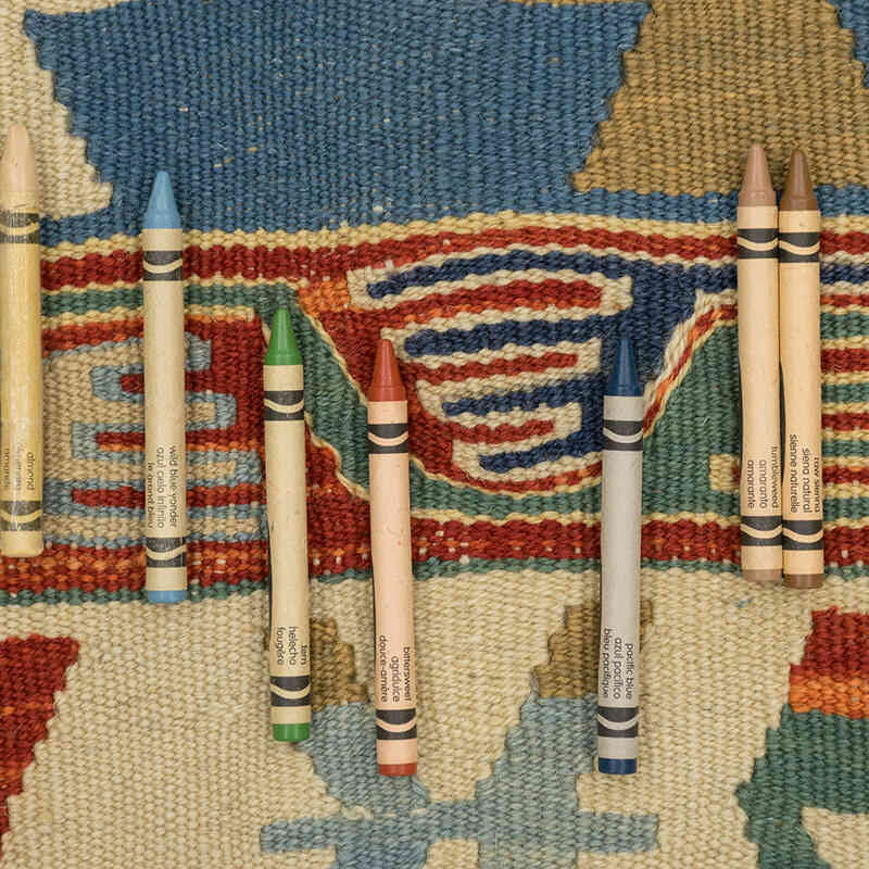 Yeni Kök Boya El Dokuma Kilim - 119 cm x 184 cm - K0080413