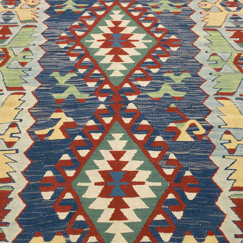 New Handwoven Turkish Kilim Rug - 4'  x 5' 7" (48" x 67") - K0080415