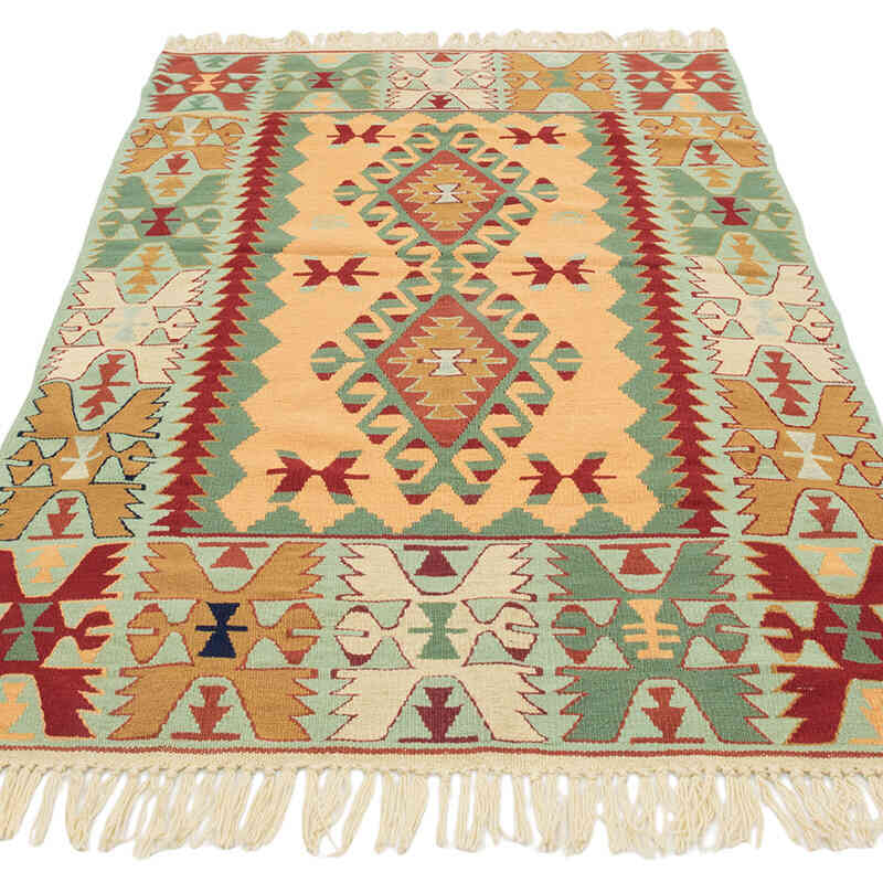 Yeni Kök Boya El Dokuma Kilim - 118 cm x 191 cm - K0080416
