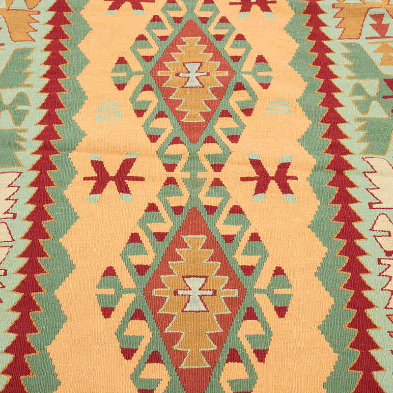 Yeni Kök Boya El Dokuma Kilim - 118 cm x 191 cm - K0080416