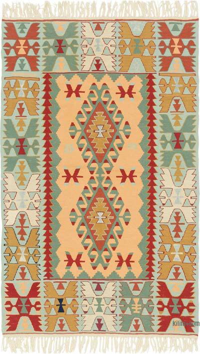 Yeni Kök Boya El Dokuma Kilim - 118 cm x 191 cm