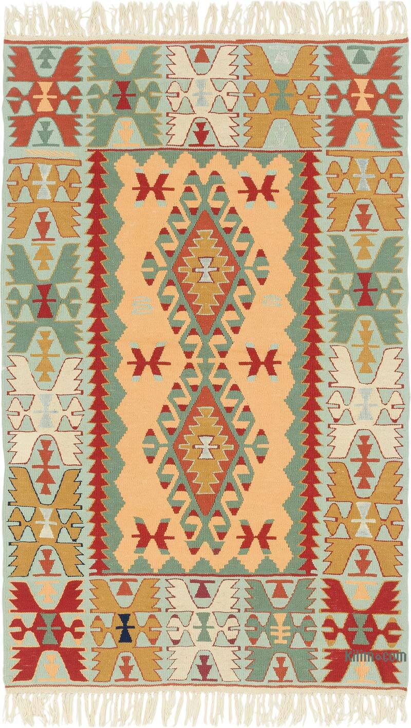 Yeni Kök Boya El Dokuma Kilim - 118 cm x 191 cm - K0080416