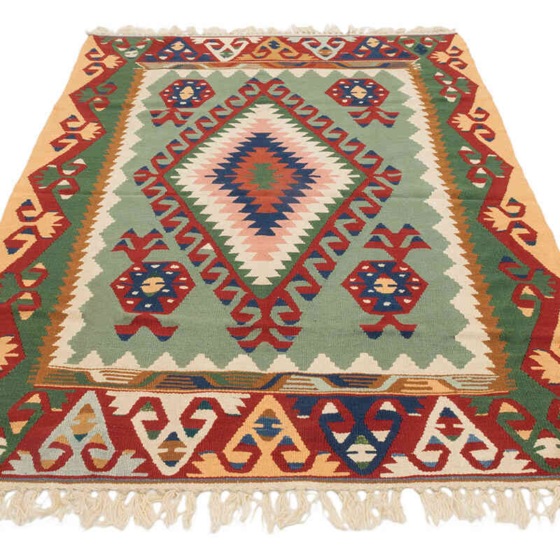 Nueva Alfombra Turca Kilim - 122 cm x 183 cm - K0080420