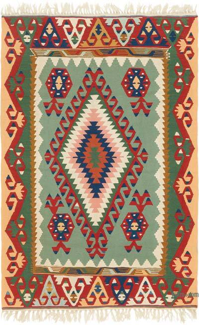 Yeni Kök Boya El Dokuma Kilim - 122 cm x 183 cm