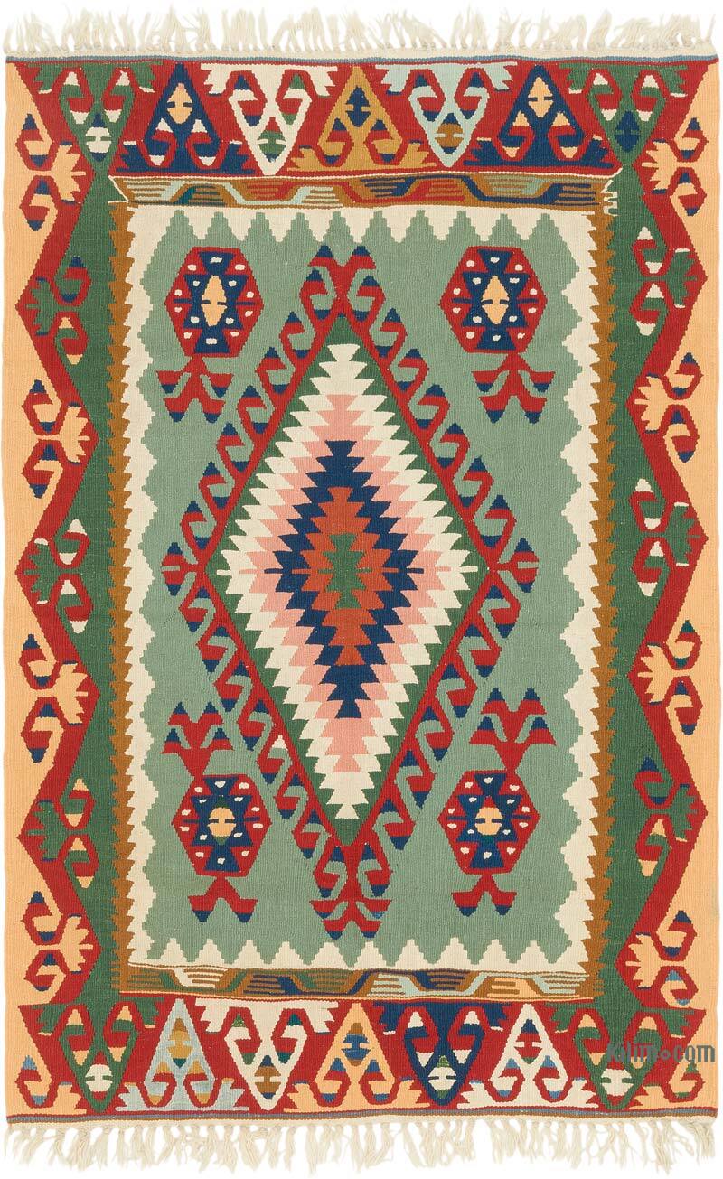 Nueva Alfombra Turca Kilim - 122 cm x 183 cm - K0080420
