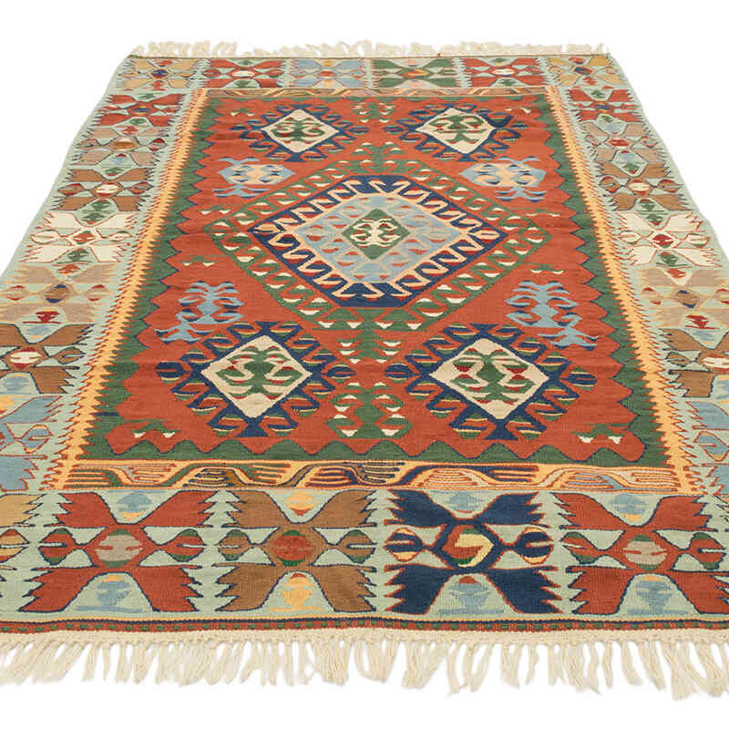 Yeni Kök Boya El Dokuma Kilim - 145 cm x 230 cm - K0080421