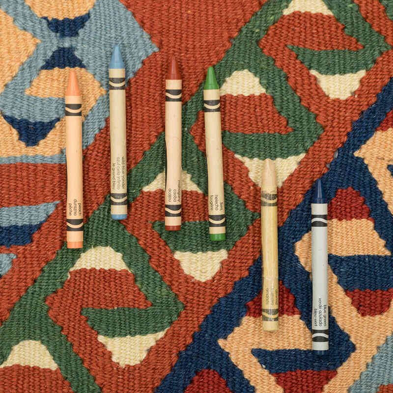 Yeni Kök Boya El Dokuma Kilim - 145 cm x 230 cm - K0080421